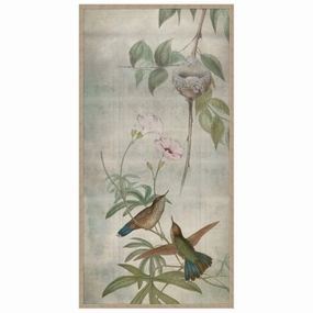 Hummingbird Dances 3 Framed Wall Art 