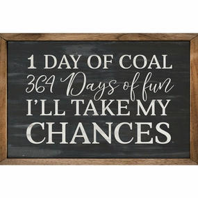 Ill Take My Chances Wood Framed Print 
