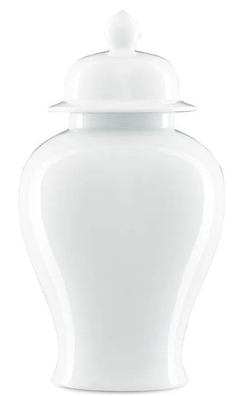 Imperial White Ginger Jar 