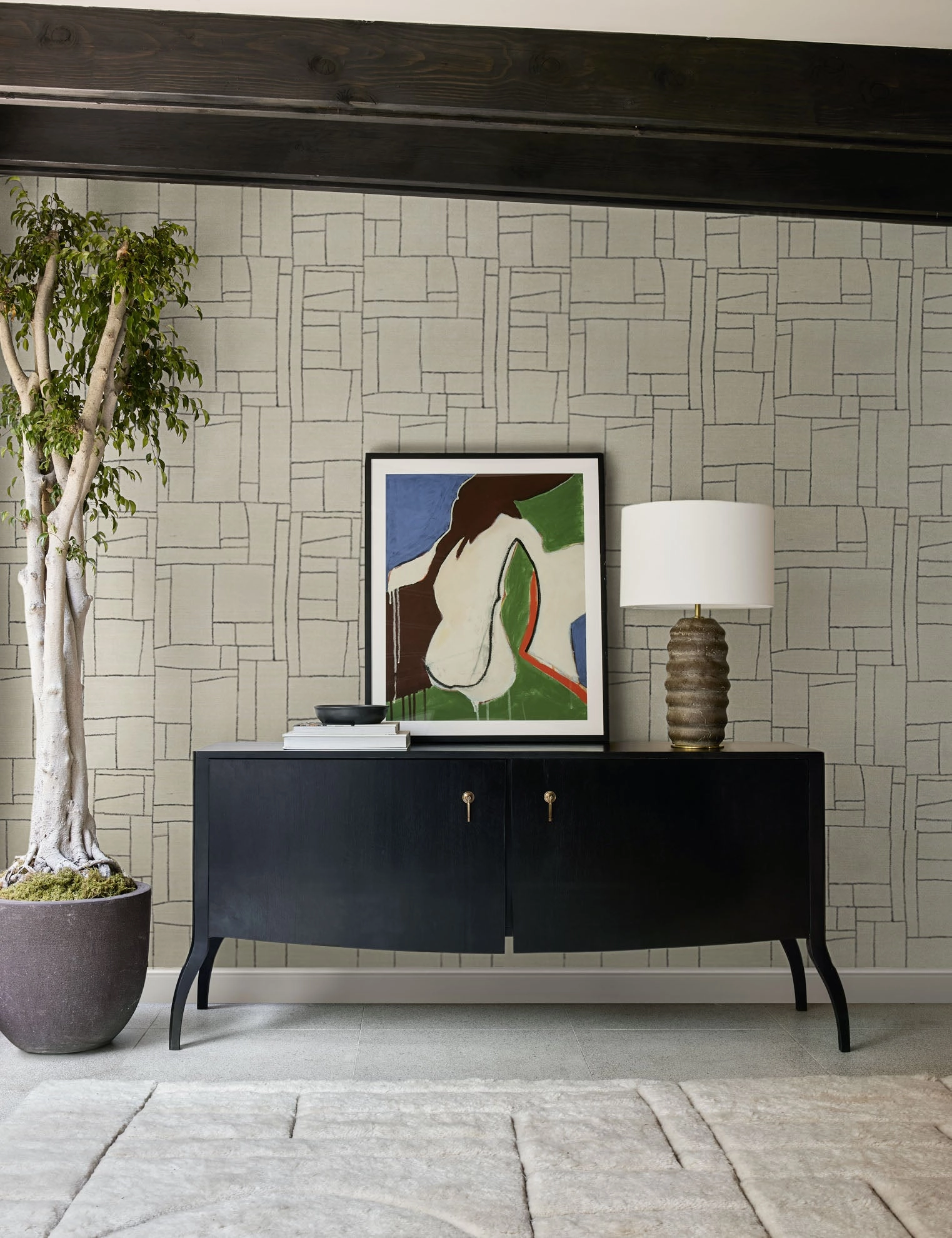 Inagra Grasscloth Wallpaper