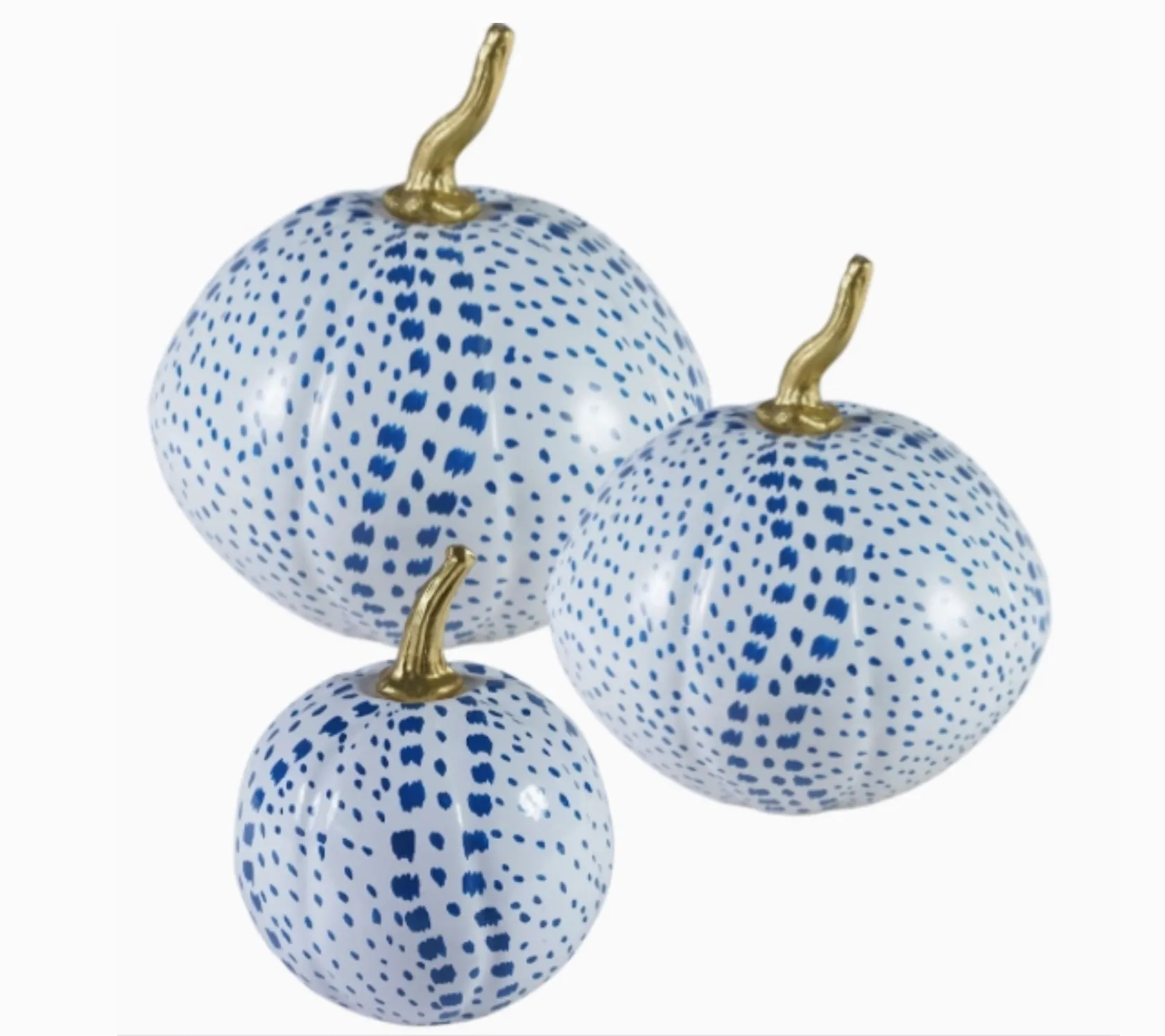 Incredible Blue Dot Pumpkins 