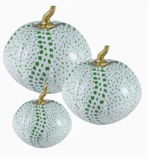 Incredible Green Dot Pumpkins 