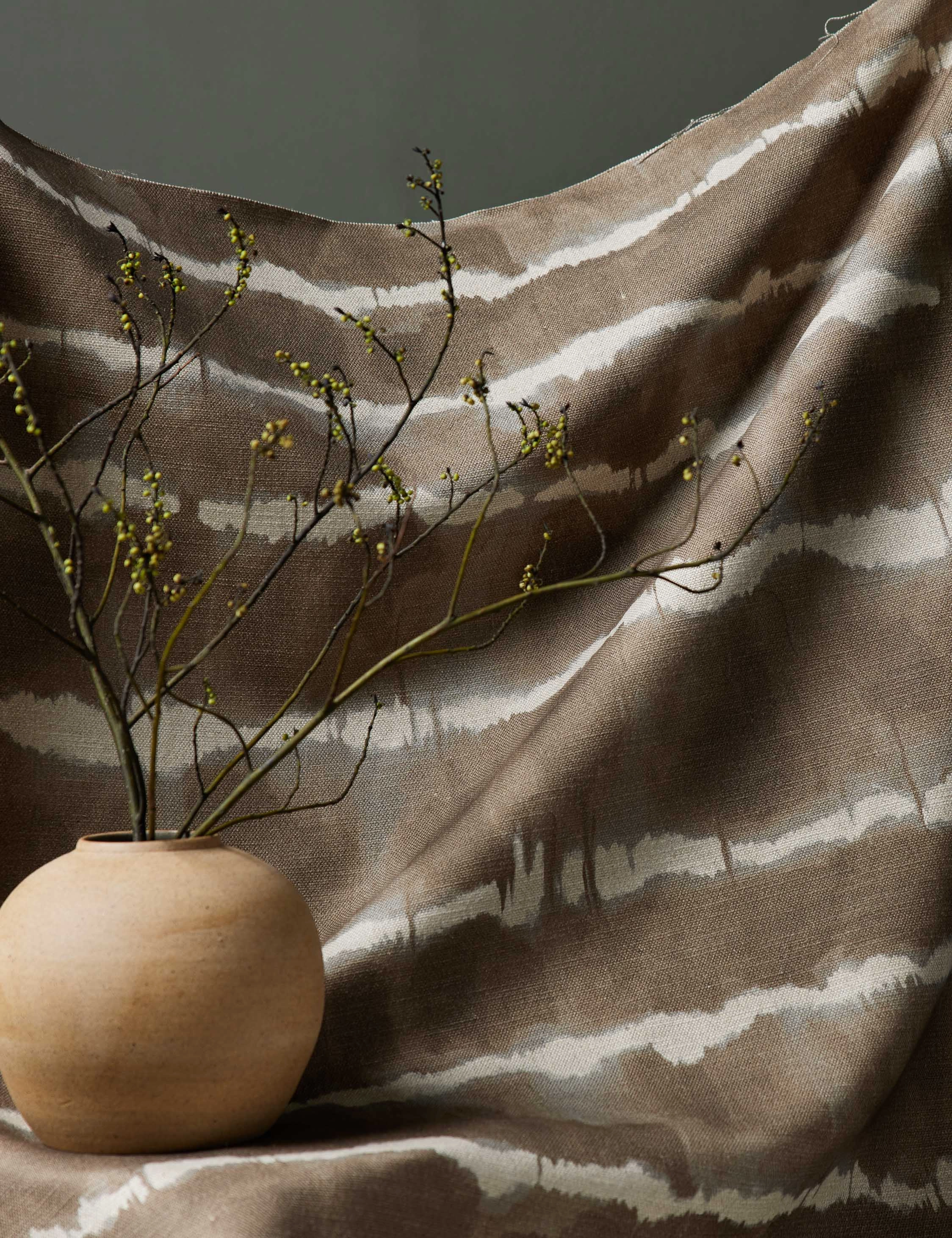 Isha Linen Blend Fabric