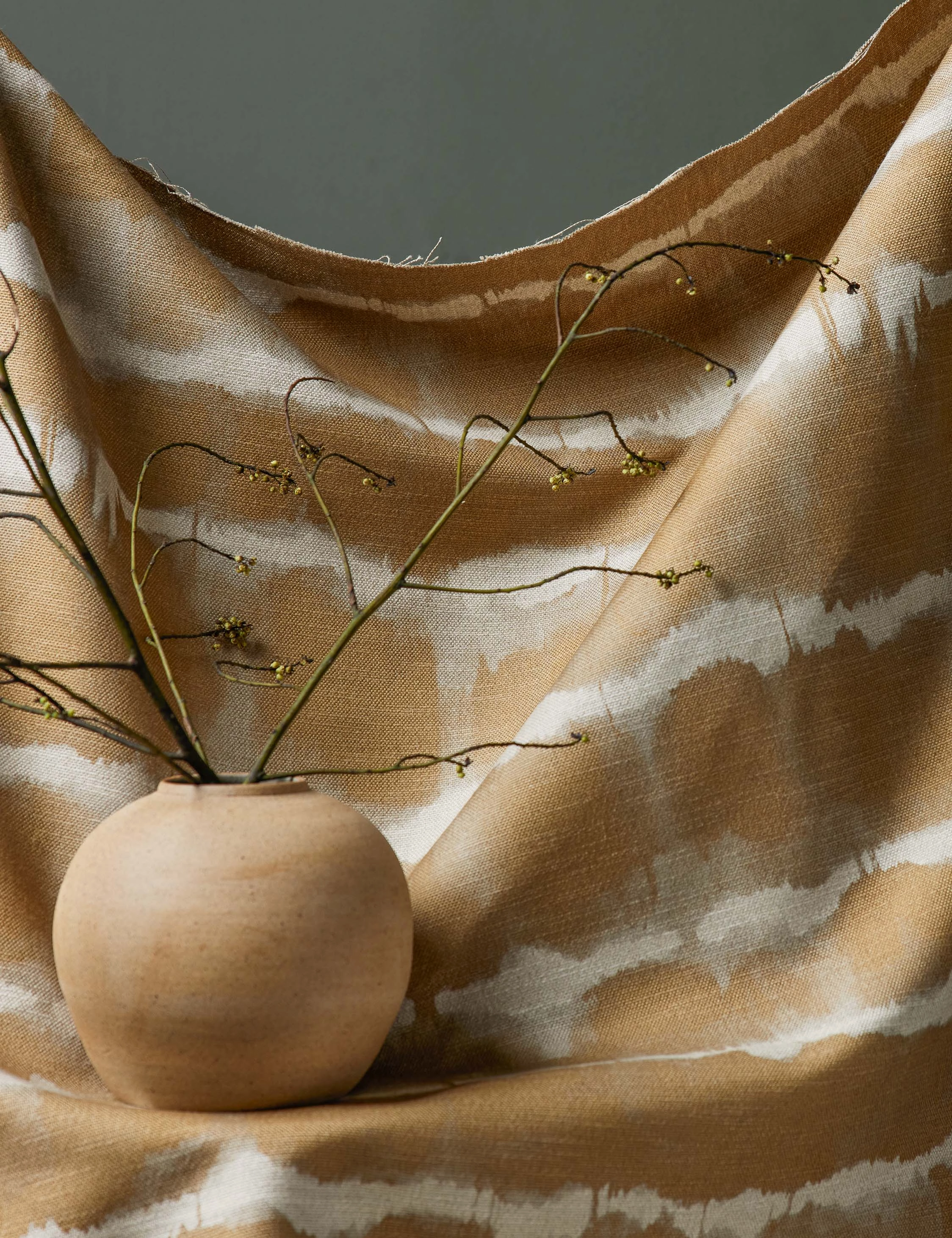 Isha Linen Blend Fabric 