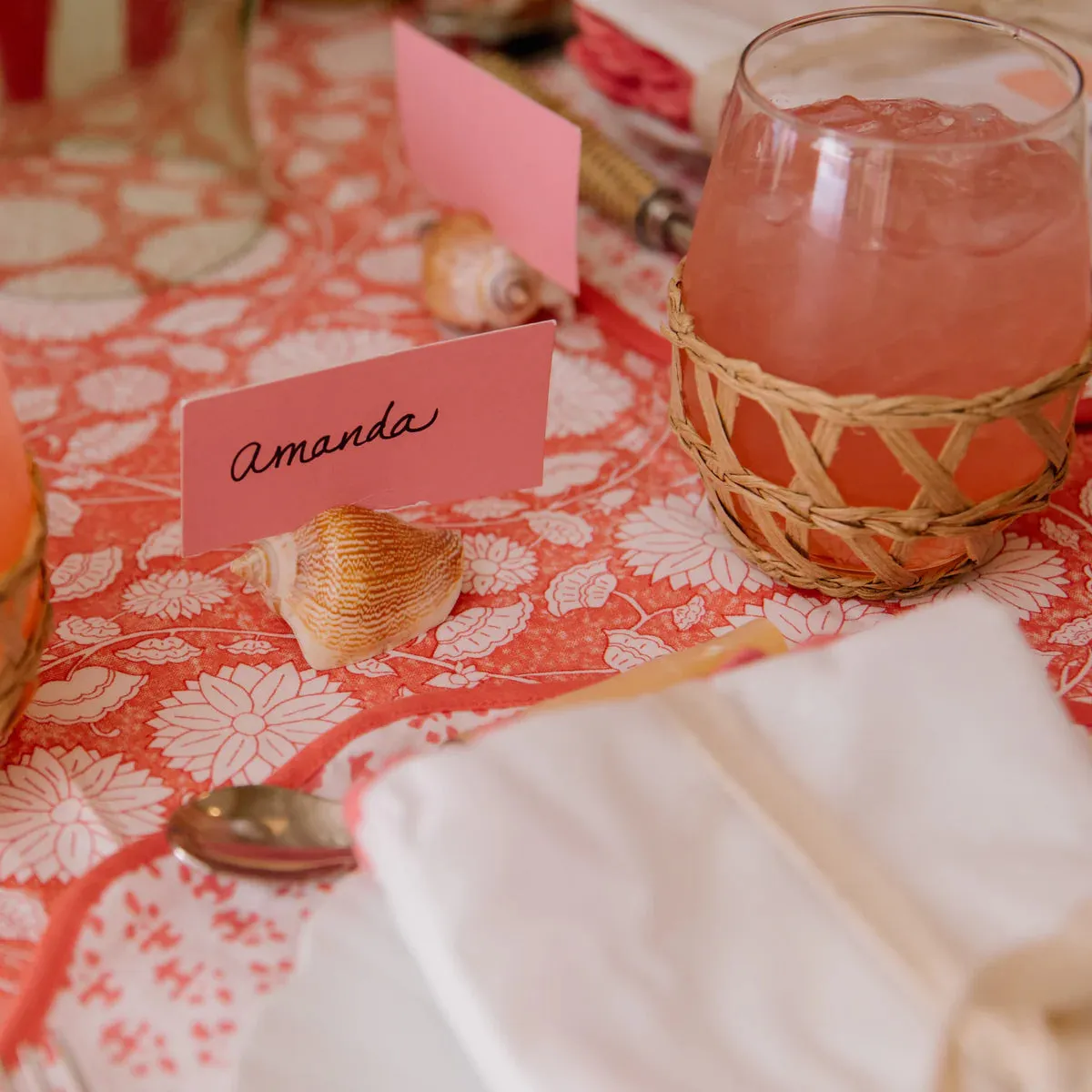 Island Wrapped Stemless Wine Glass Set