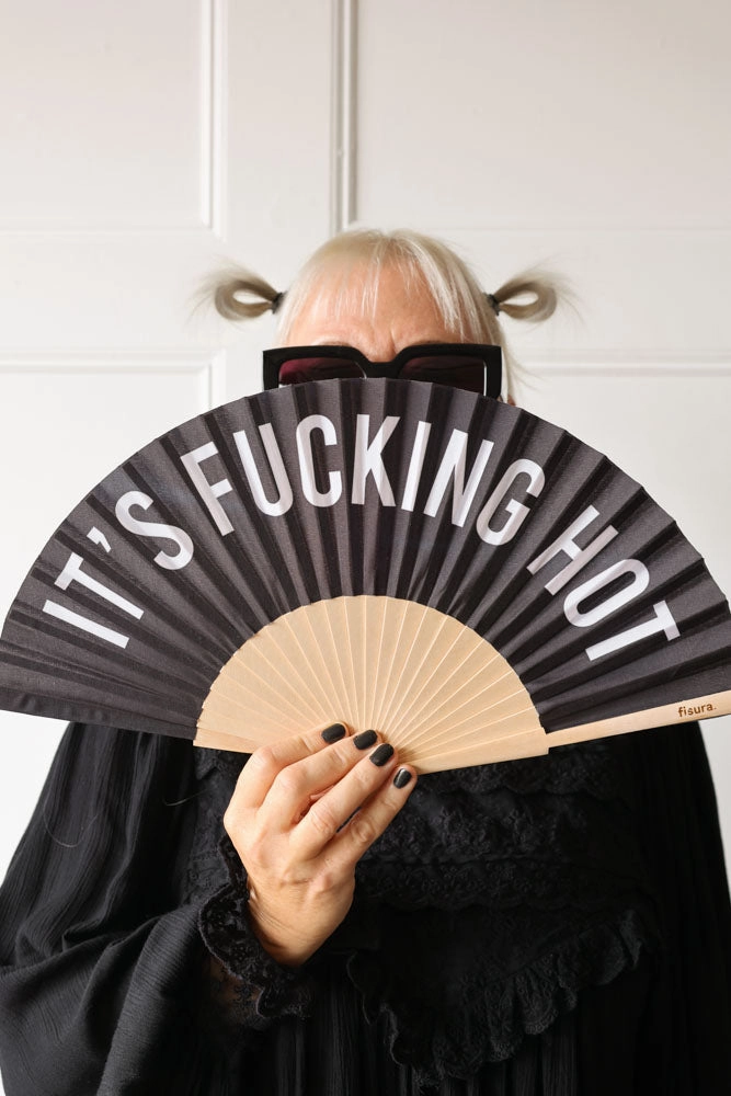 It's Fucking Hot Wooden Fan 
