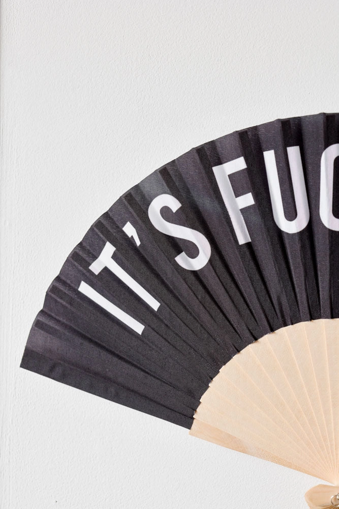 It's Fucking Hot Wooden Fan