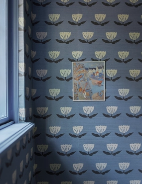 Janna Grasscloth Wallpaper by Sarah Sherman Samuel 
