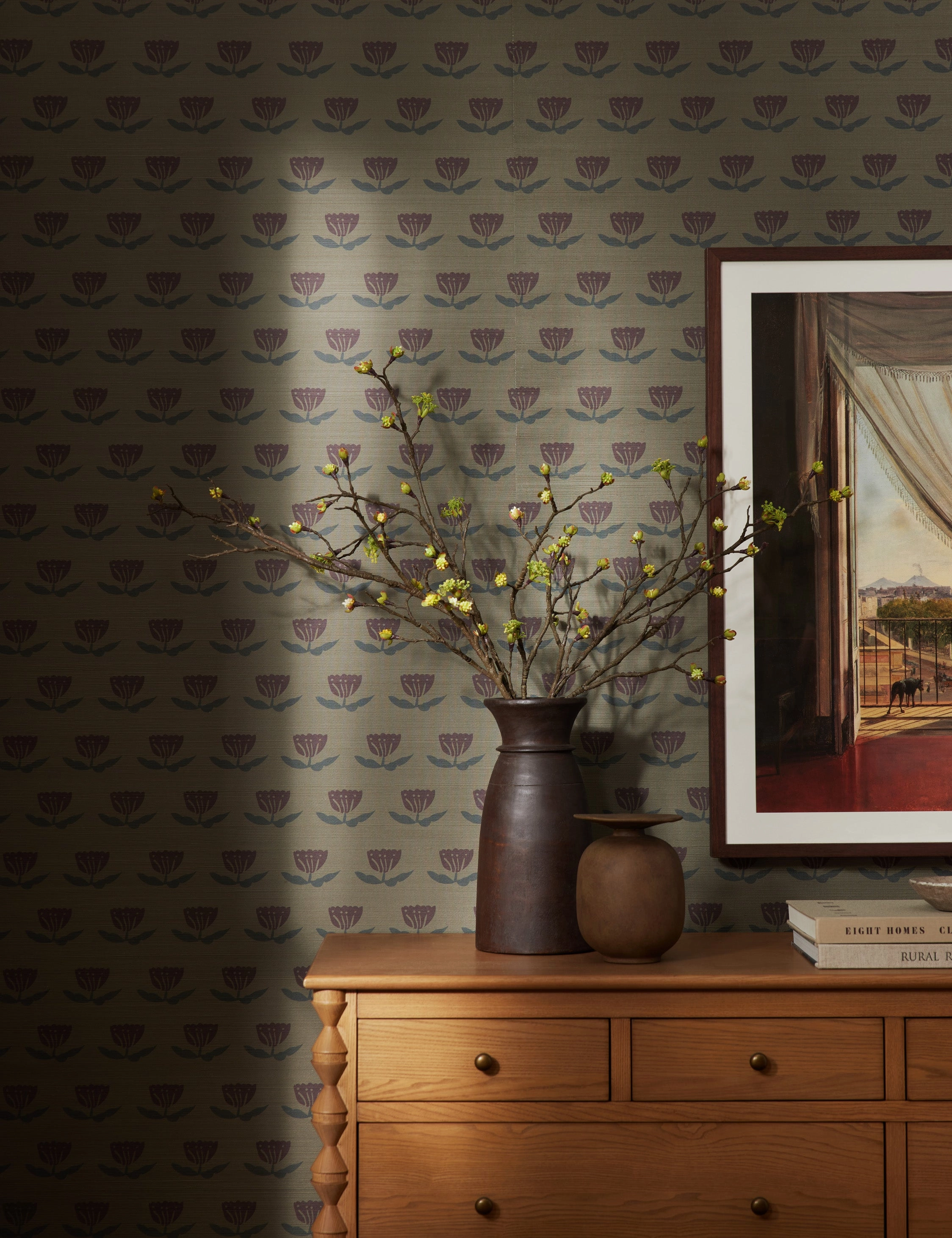 Janna Grasscloth Wallpaper by Sarah Sherman Samuel