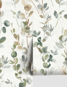 Joyful Eucalyptus Wallpaper by Candice Olson 