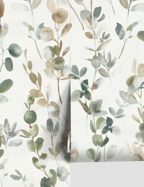 Joyful Eucalyptus Wallpaper by Candice Olson 