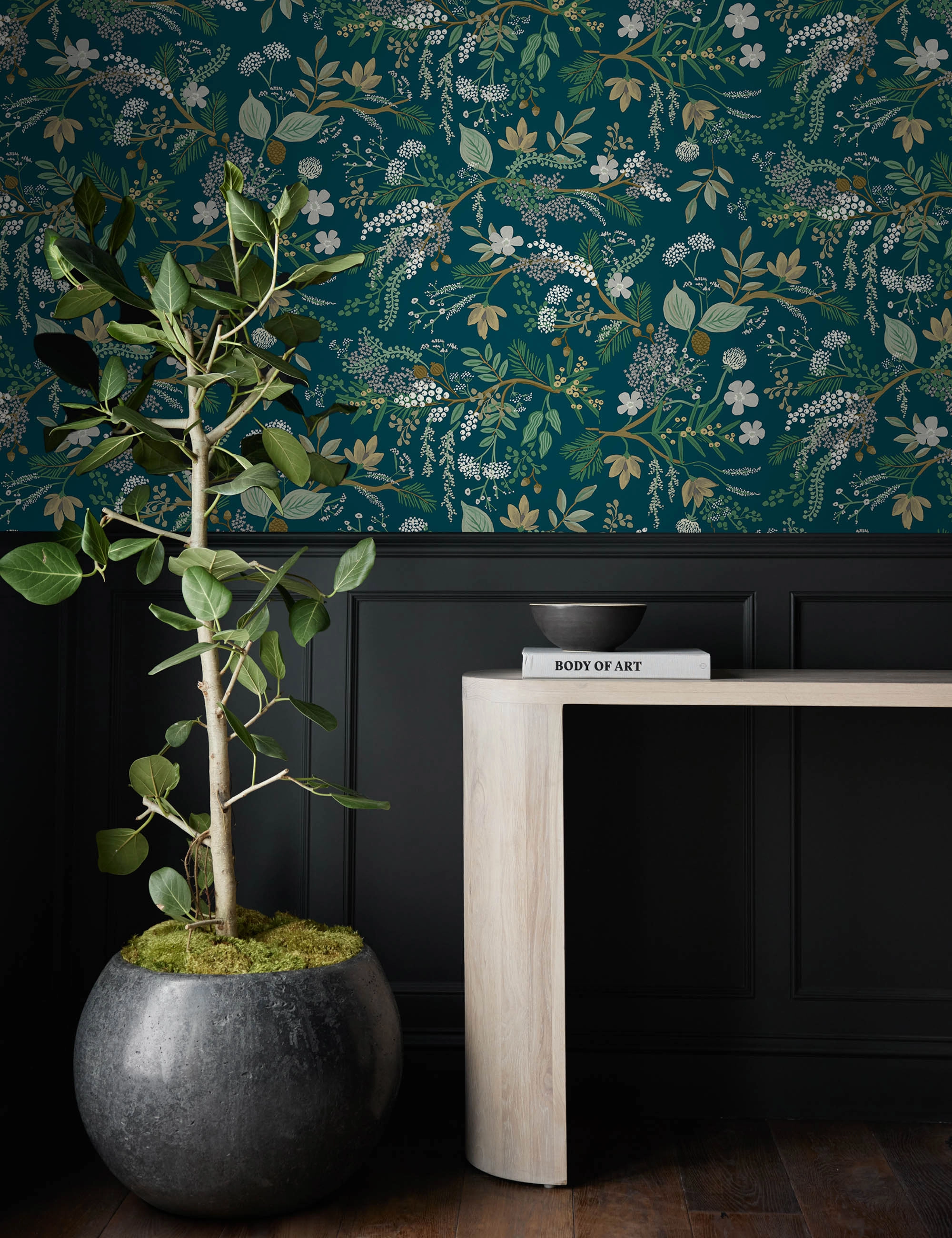 Juniper Forest Premium Peel   Stick Wallpaper by Rifle Paper Co.