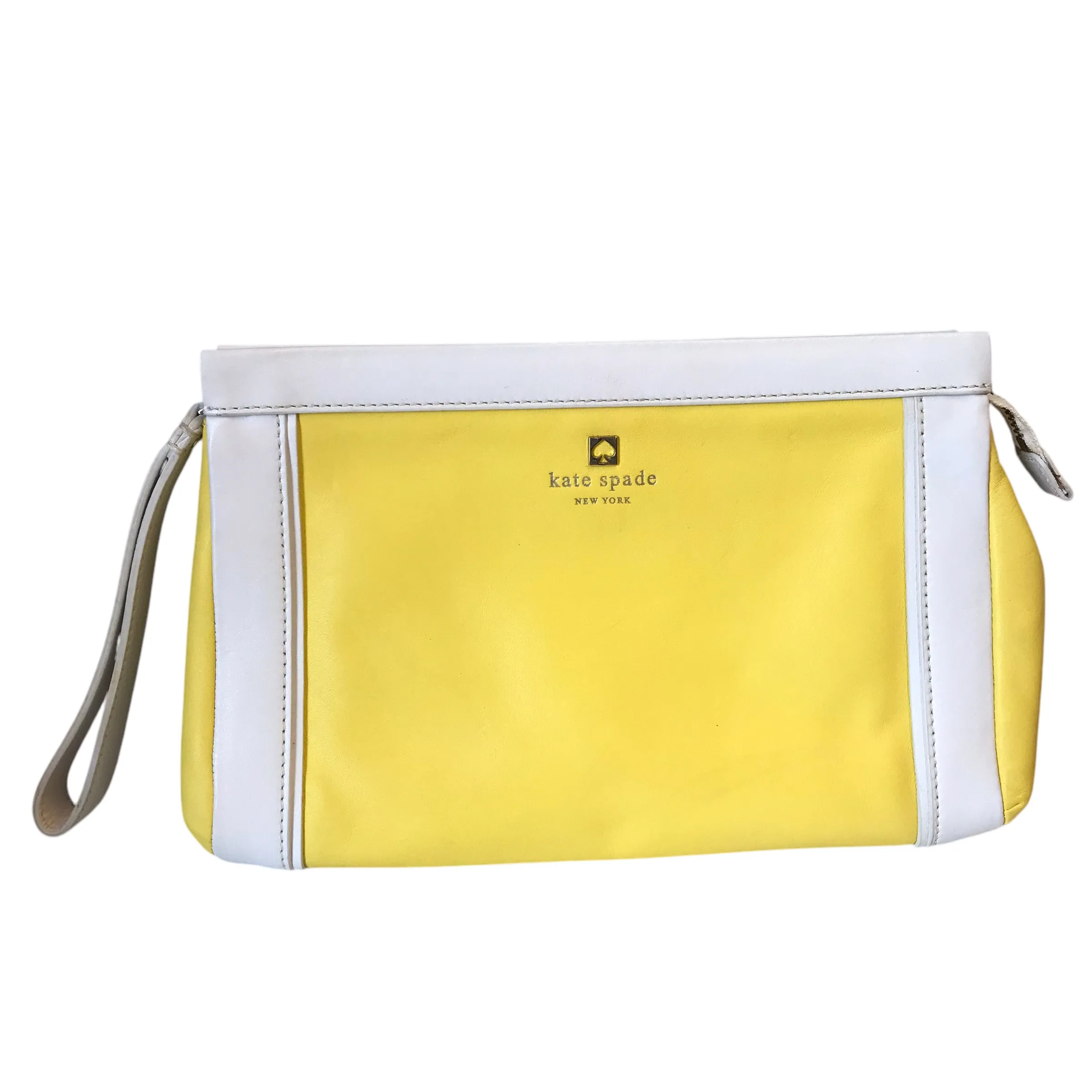 Kate Spade Bags Wristlet Designer By Kate Spade In Yellow, Size:Large