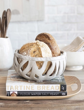 Kende Stoneware Basket 