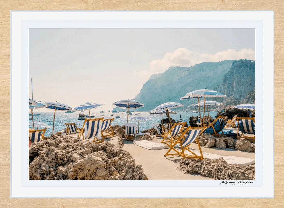 La Fontelina Beach Club, Capri II Print by Gray Malin