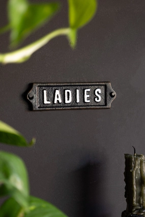 Ladies Door Hanging Sign 