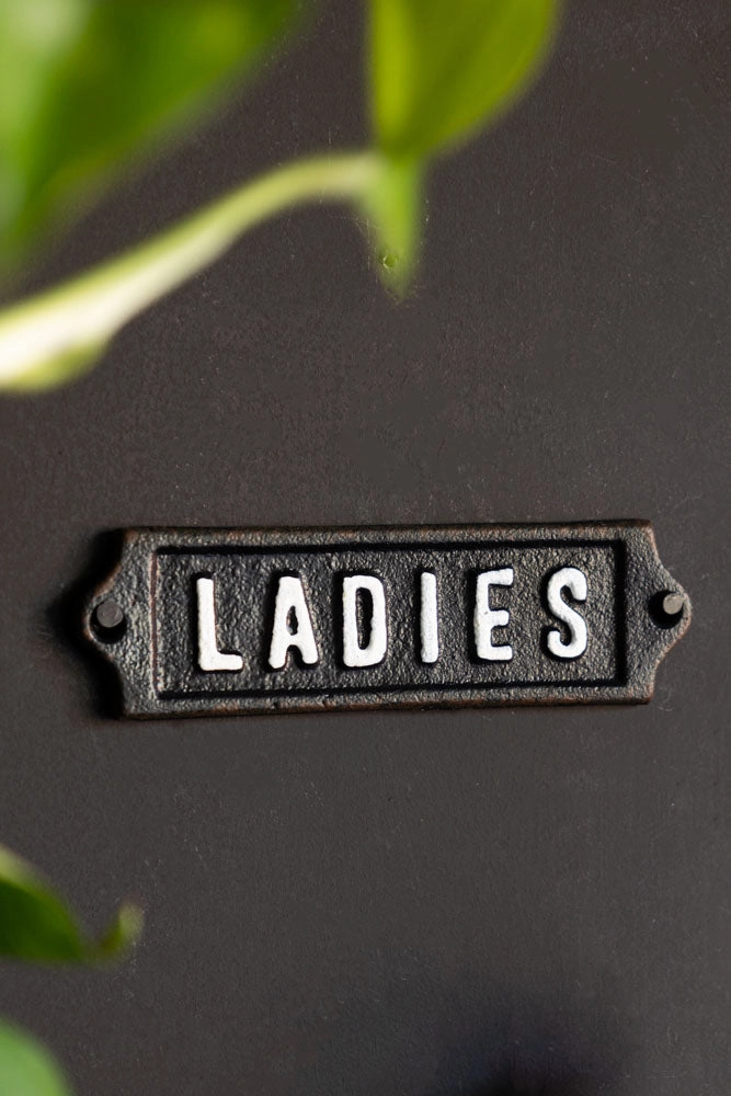 Ladies Door Hanging Sign