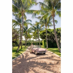 Lady in Lilly, Palm Beach Print by Gray Malin 