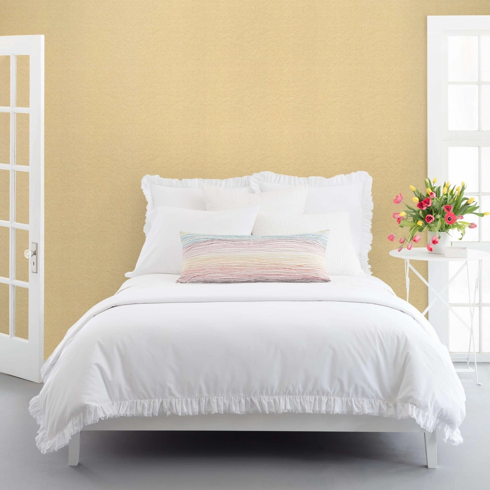 Lalago Straw Grasscloth Wallpaper 