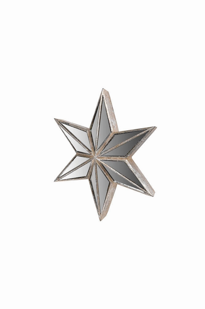 Large Mirrored Star Wall Decoration