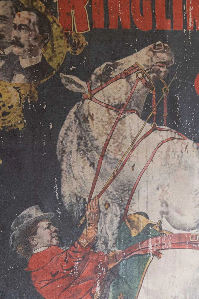 Large Vintage-Style World's Greatest Show Wall Art