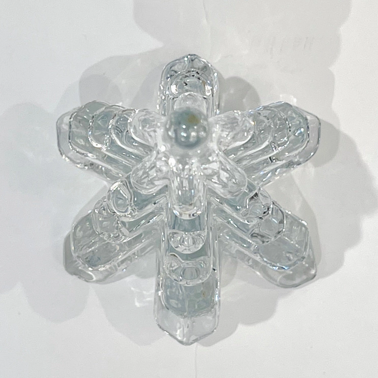 Late 1970s Sweden Vintage FM Ronneby Crystal Glass Tree Modernist Sculpture