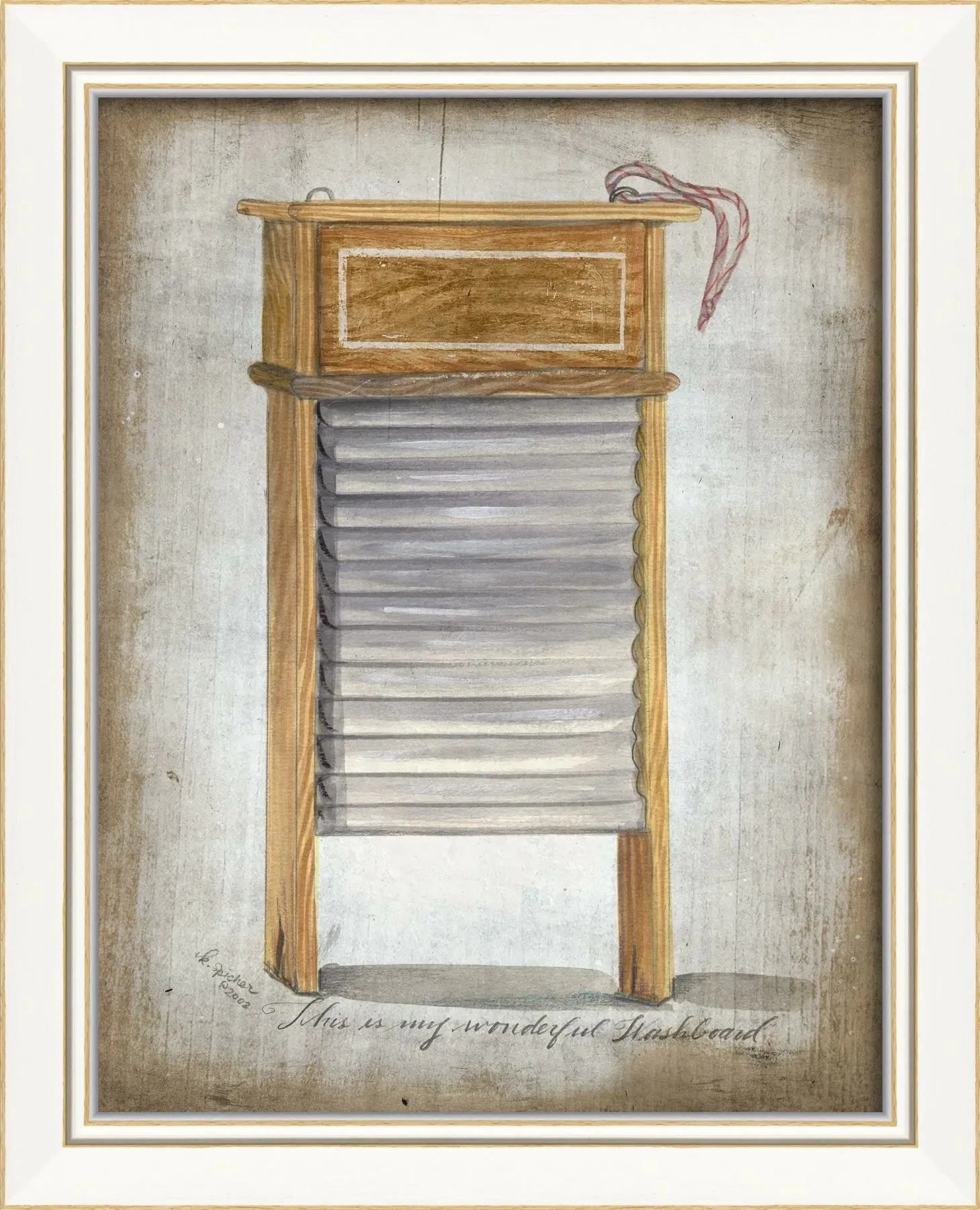 Laundry & Mending Framed Art Print