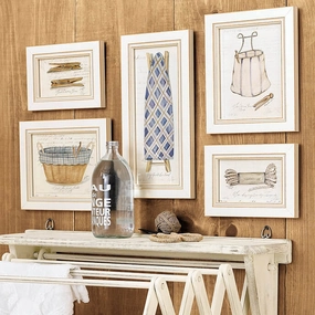 Laundry & Mending Framed Art Print 