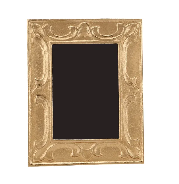 Leaf Pattern Photo Frame Gold Large Size