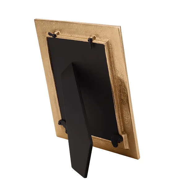 Leaf Pattern Photo Frame Gold Large Size