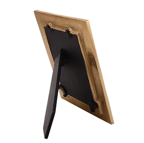 Leaf Pattern Photo Frame Gold Small Size