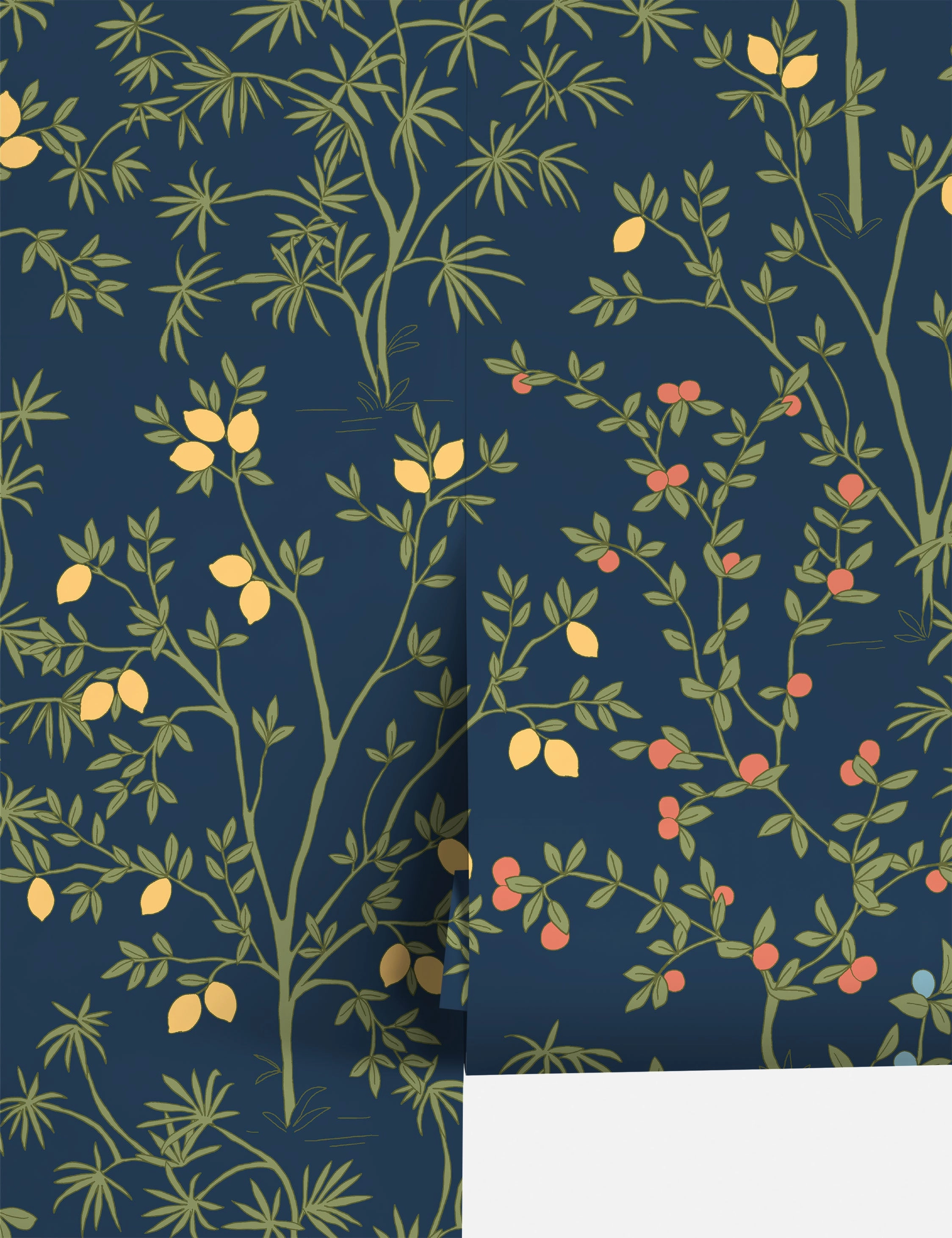 Lemon Grove Peel   Stick Wallpaper by Erin & Ben Co.