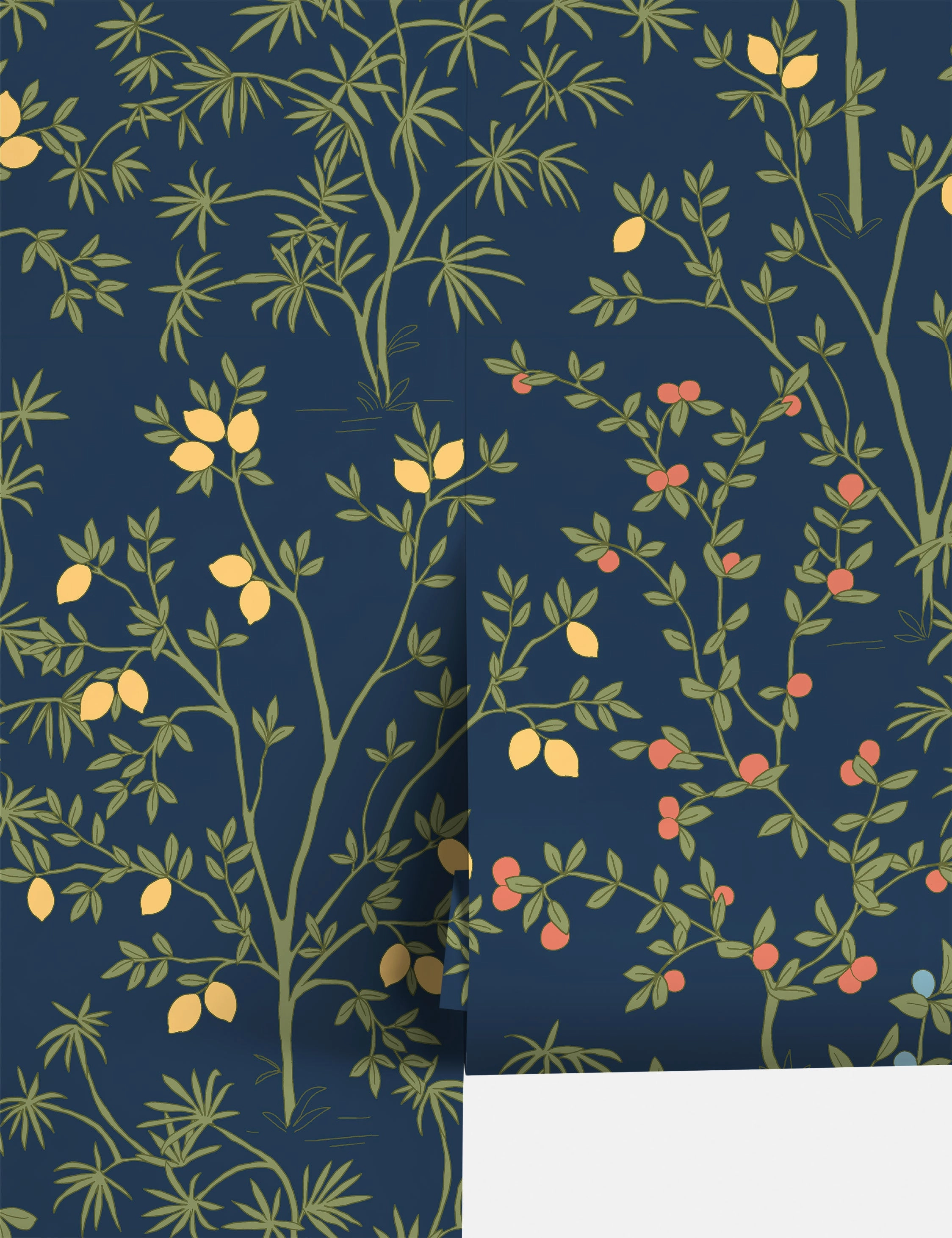 Lemon Grove Peel   Stick Wallpaper by Erin & Ben Co.