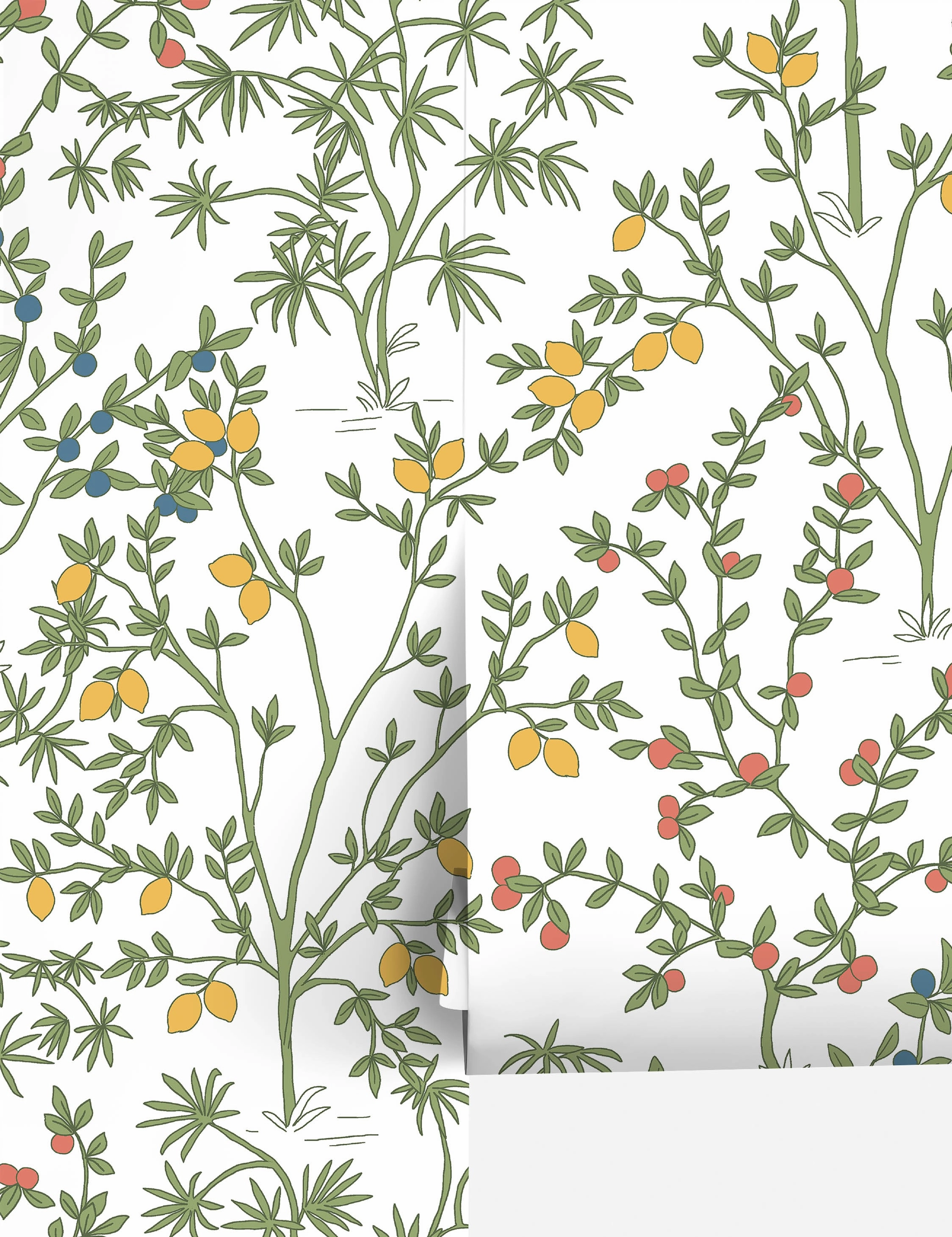 Lemon Grove Peel   Stick Wallpaper by Erin & Ben Co.
