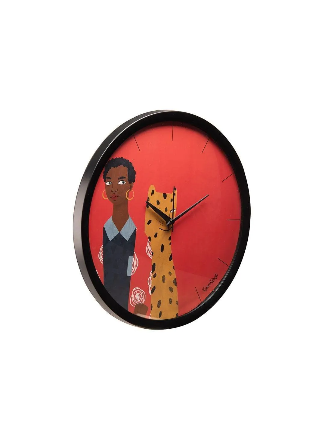 Leopard Adventure Multicolor Wall Clock