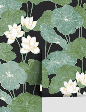 Lily Pad Peel   Stick Wallpaper 