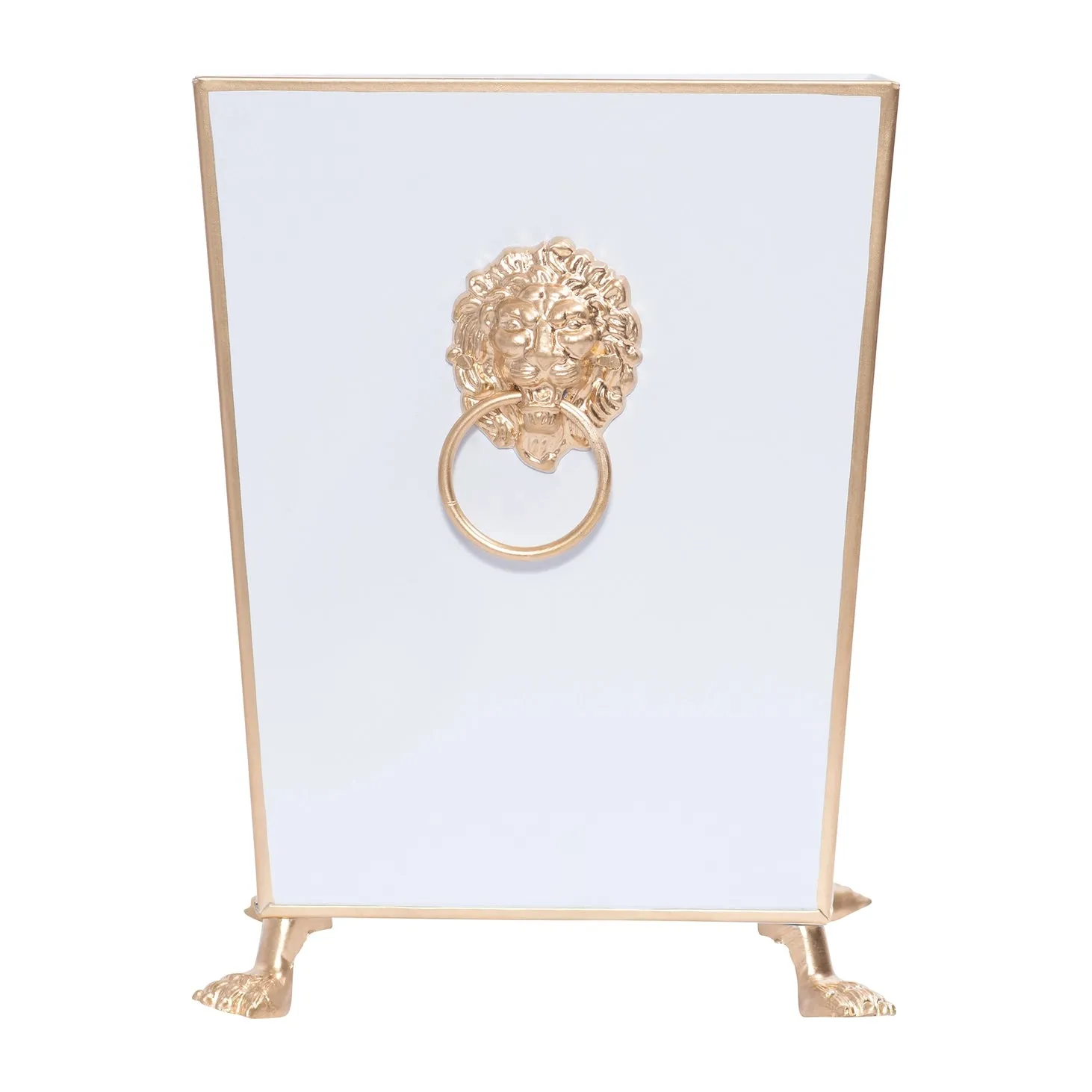 Lion Square Wastebasket