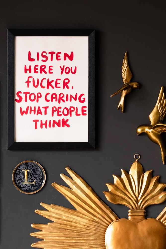 Listen Here You Fucker Art Print