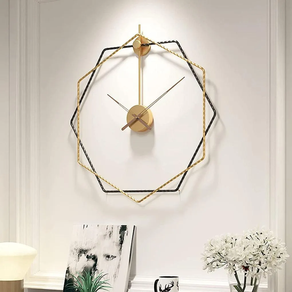 Long time DiskStation wall clock Gold and Black