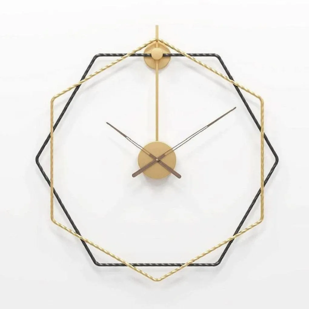 Long time DiskStation wall clock Gold and Black