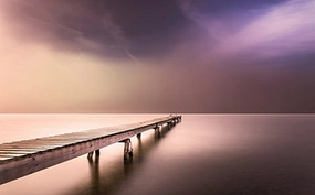 Long Pier in Early Morning 