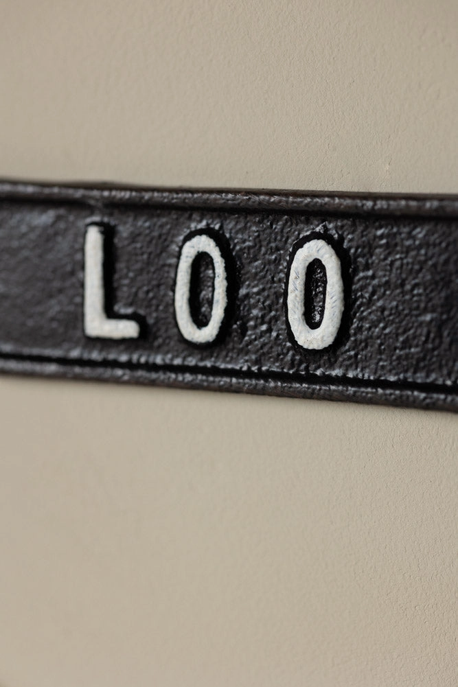 Loo Door Hanging Sign