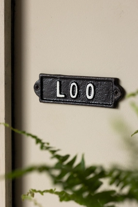 Loo Door Hanging Sign 