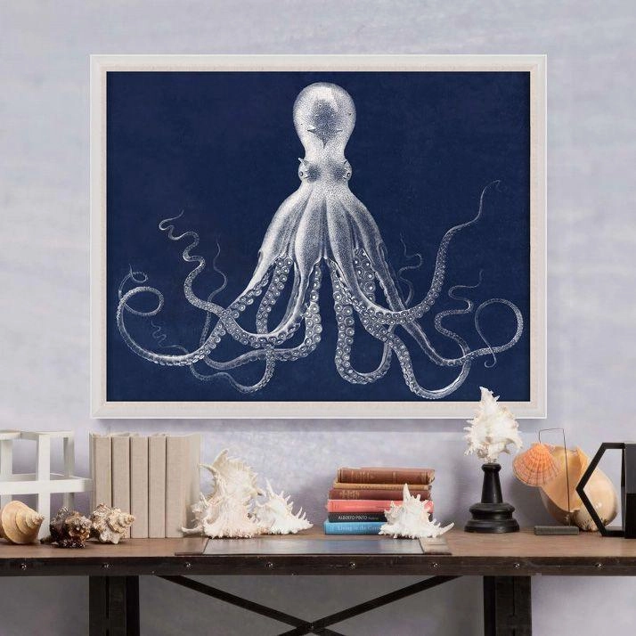 Lord Bodner in Blue Octopus Wall Art