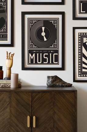 Lost In The Music Art Print - Available Framed Or Unframed 