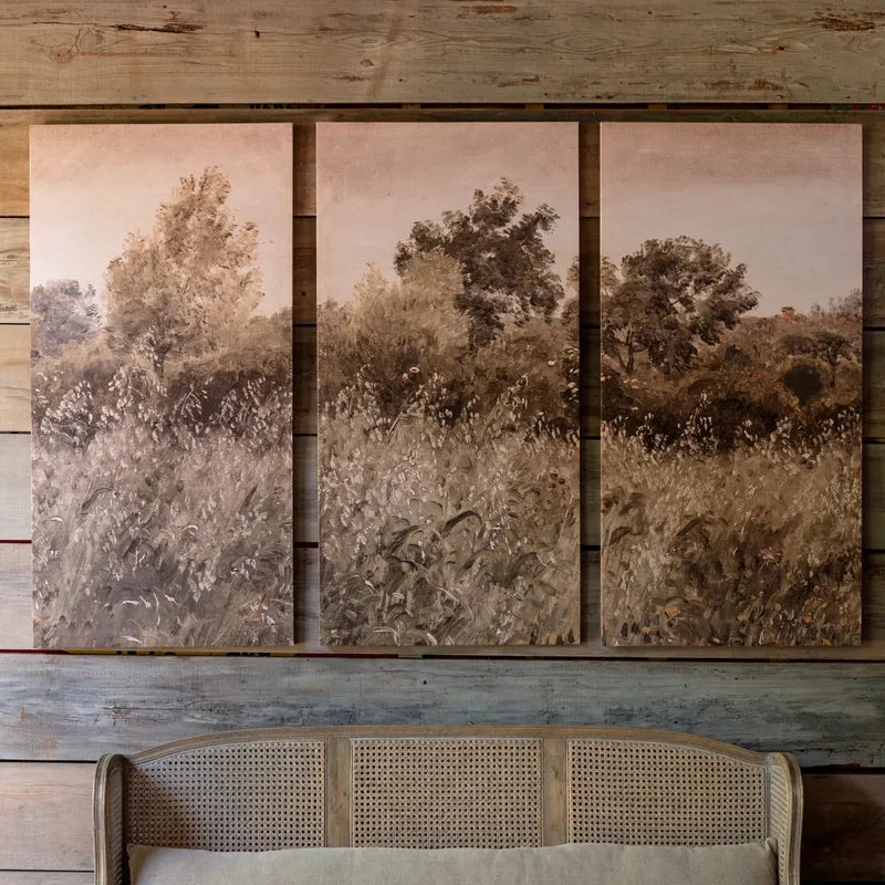 Lowland Meadow Triptych Print Set 