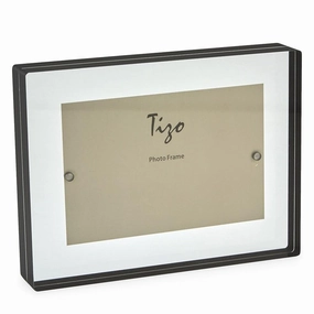 Lucite - Acrylic Frame Black Border 5" Block 