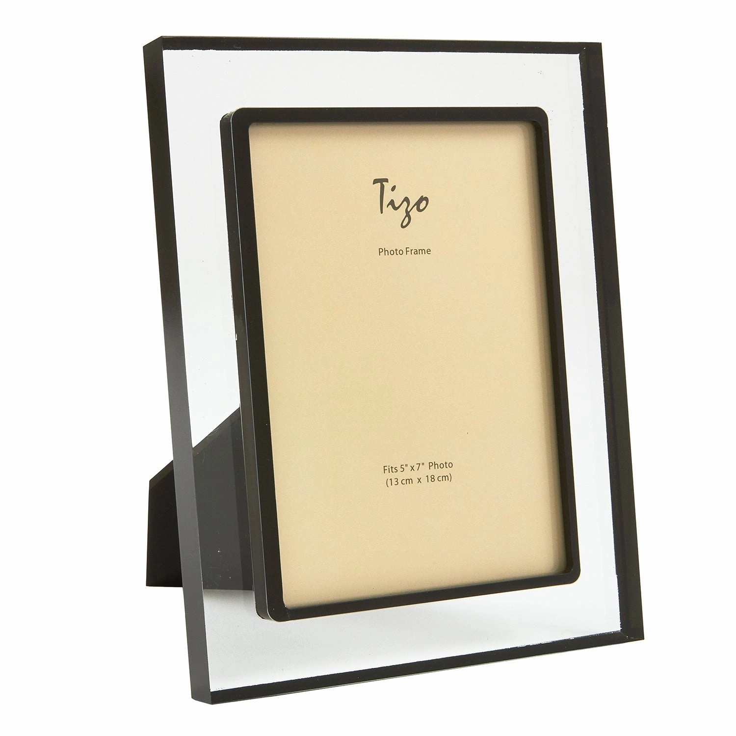Lucite - Acrylic Frame Black Border 5" Trim 