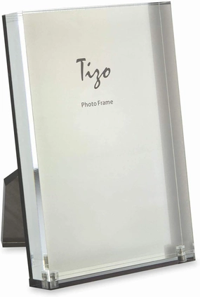 Lucite - Acrylic Frame Silver 5" 