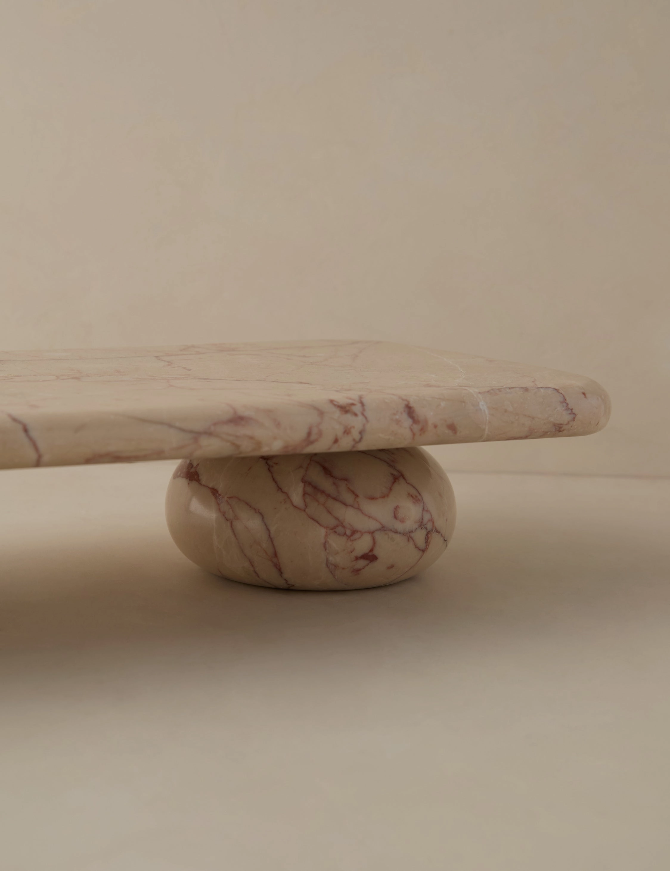 Lusine Rectangular Marble Serving Stand
